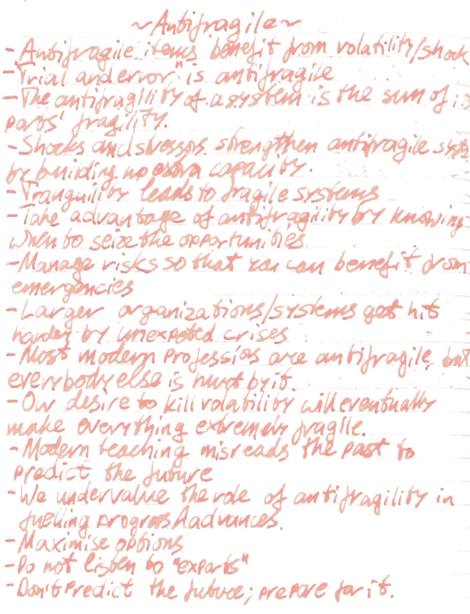 notes