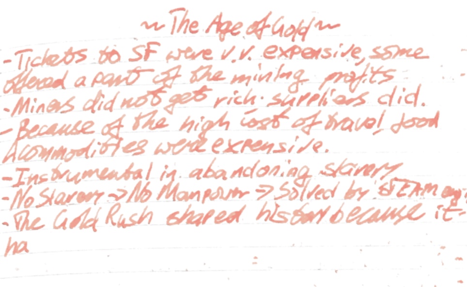notes
