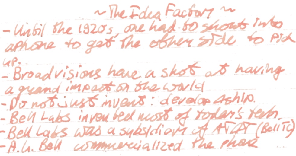 notes