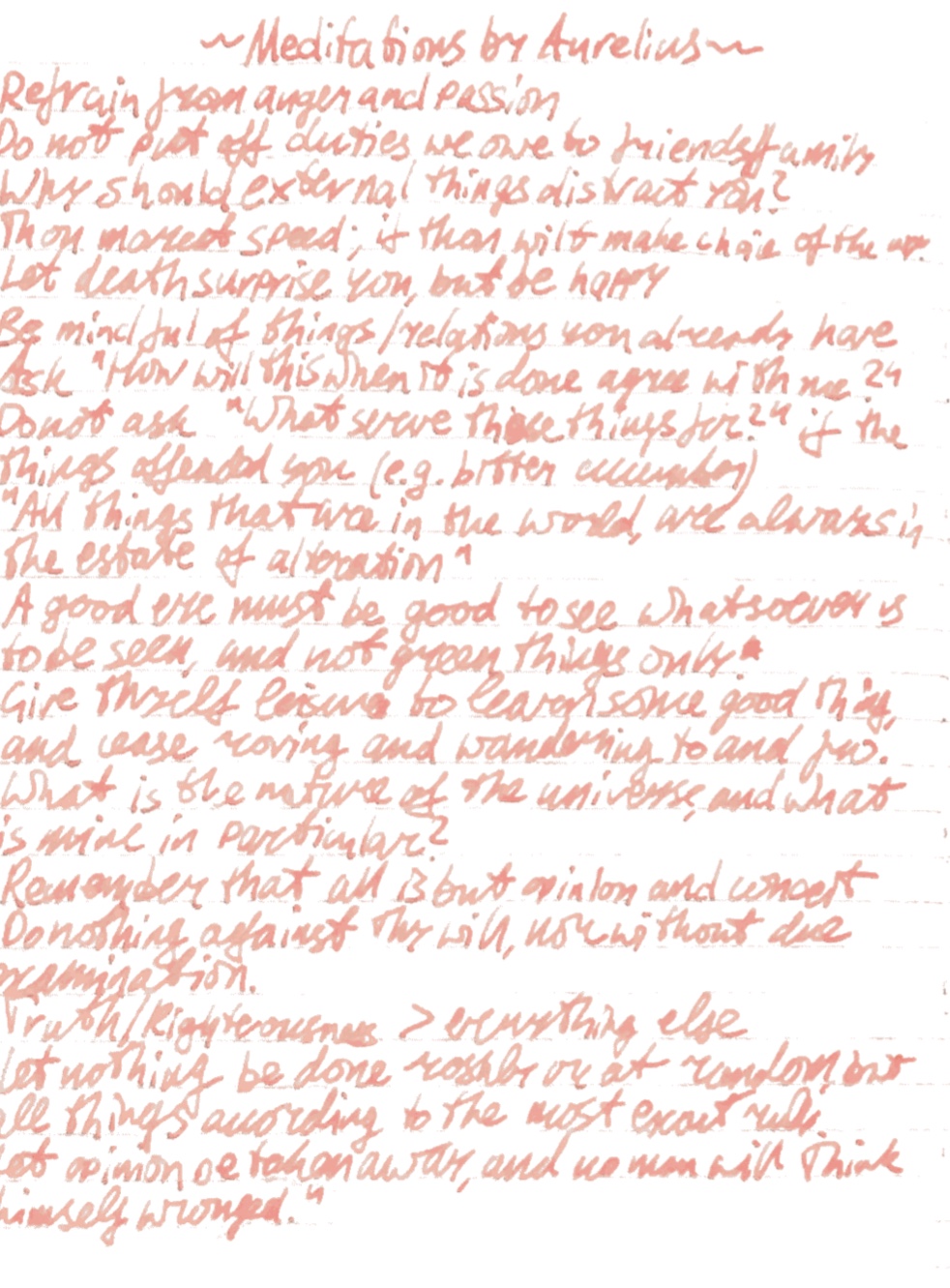notes